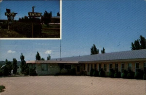 NEWCASTLE,WY HILL TOP MOTEL Weston County Wyoming Postcard - Picture 1 of 2
