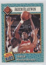 1989 Sports Illustrated for Kids Series 1 Hakeem Olajuwon #44 HOF
