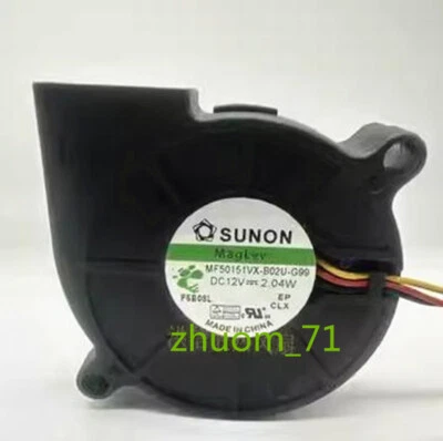 1PC SUNON MF50151VX-B02U-G99 12V 2.04W 5cm Projector turbine fan - Image 1 of 3