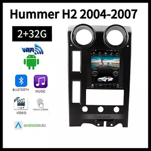 2004-2007 Hummer H2 9.7-Inch Carplay Android GPS 2+32G Radio Wifi Navigation - Picture 1 of 19
