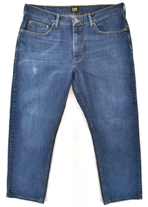 Lee Jeans Regular Straight Fit Mid Rise Dark Wash Denim Blau Herren Größe 38x29 - Bild 1 von 23