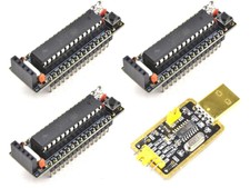 3x Smallest ATmega328P Module Bread Board Buddy - Compatible With Arduino - USB