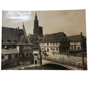 Vintage Postcard of Strassburg, Rabenbruecken und Historisches Museum RPPC - Picture 1 of 2