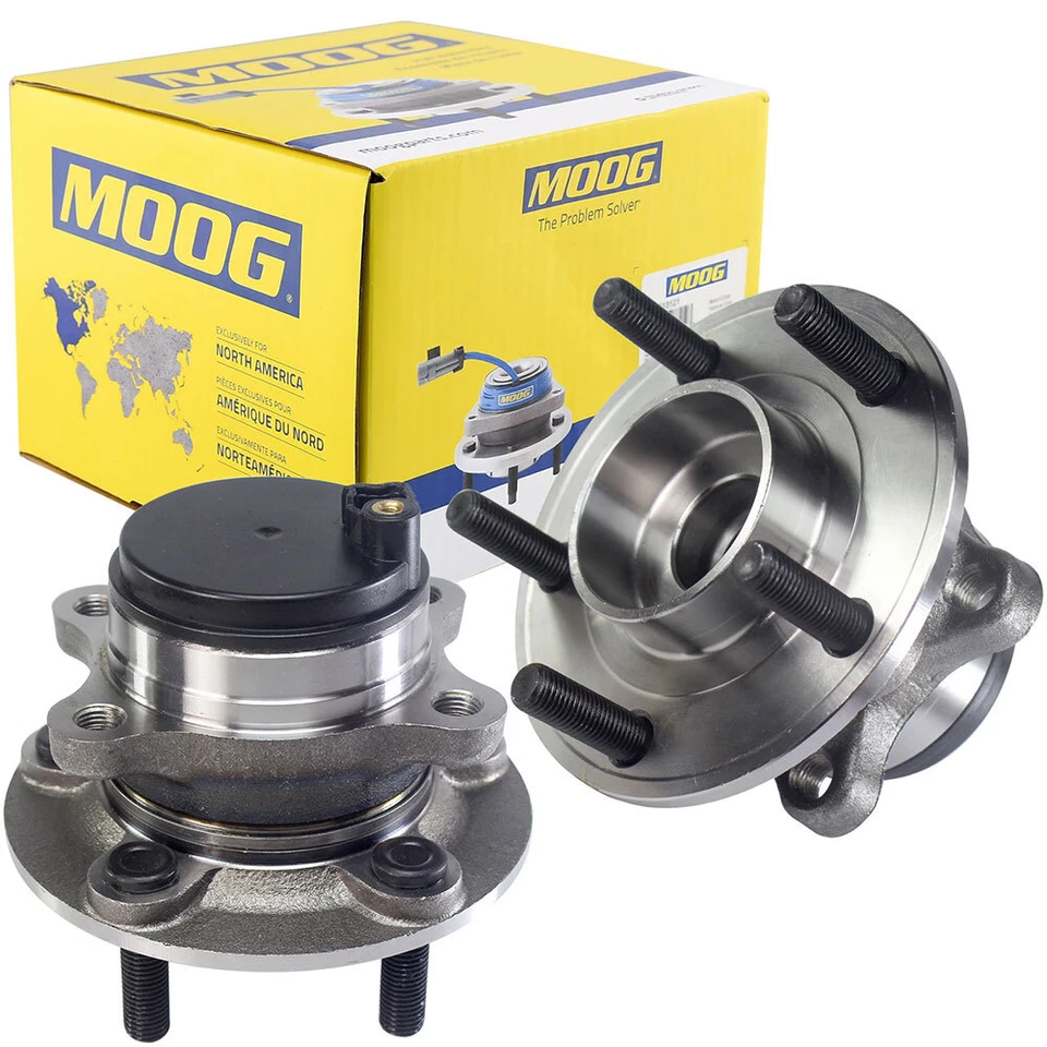 Cojinete de rueda trasera y buje 2x2 MOOG para Ford Fusion 2014-16 Lincoln MKZ CON ABS CA Foto 1 de 4