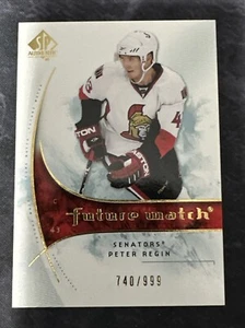 2009-10 SP Authentic Future Watch 185 Peter Regin Ottawa Senators - Picture 1 of 3