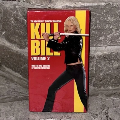 New Kill Bill Volume Vol 2 II VHS Sealed Tape Quentin Tarantino Uma Thurman - Image 1 of 4