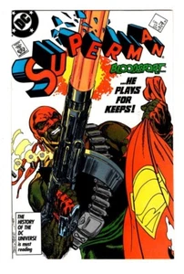 SUPERMAN #4 1987 1° APP MAGGIE SAWYER DC'S 1° PERSONAGGIO FEMMINILE APERTAMENTE GAY - Foto 1 di 2