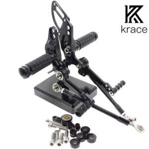 Krace Rearset CNC Foot Pegs Brake Shift Pedals For Ducati STREETFIGHTER 848 1100 - Picture 1 of 7