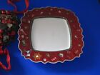 VILLEROY & BOCH TOY'S DELIGHT Square Dining Plate Plate 28.5 cm red V&B