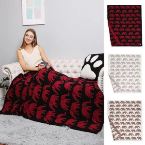 ScarvesMe Fleece Fuzzy Cozy Microfiber Soft Elephant Animal Throw Blanket - Picture 1 of 21