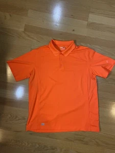 orange FILA golf shirt, XL 100% polyester. - Picture 1 of 8