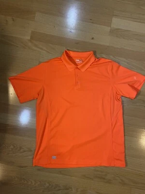 Camisa de golf FILA naranja, XL 100% poliéster. Foto 1 de 4
