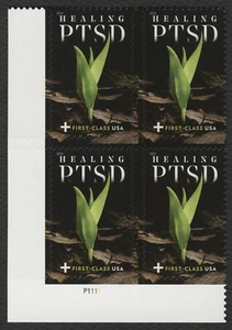 #B7 Healing PTSD, Plate Block [P1111 LL] Mint **ANY 5=FREE SHIPPING** - Picture 1 of 1