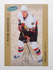 2005-06 Parkhurst Facsimile Auto Parallel #338 Peter Schaefer 093/100