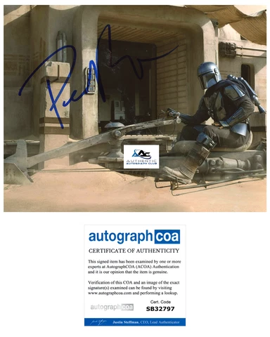 PEDRO PASCAL AUTOGRAPH SIGNED 8X10 PHOTO STAR WARS THE MANDALORIAN ACOA Cover