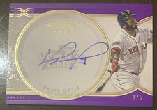David ORTIZ 2018 Topps Definitive Collection Purple AUTO #DCLA-DO 1/5 Red Sox NM