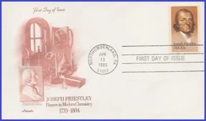 USA5 #2038 U/A ARTMASTER FDC Joseph Priestley - Bild 1 von 1