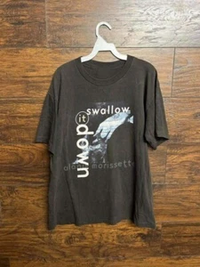Alanis Morissette T-Shirt Swallow it Down Schwarz Shirt Unisex - Bild 1 von 3
