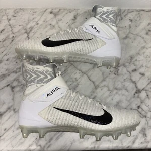 Men Nike Alpha Menace Elite 2 PREMIUM Football Cleats White BV3298-100 14 Wide - Picture 1 of 7