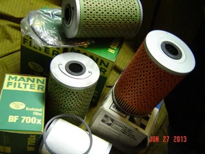 2 Oil Filter Mercedes Unimog 403 413 U 65 66 72 80 95 800 900 1000 110 130 140 L - Picture 1 of 1