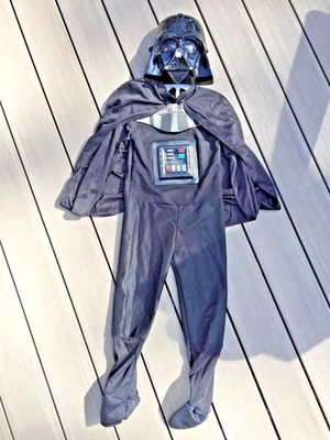 Size Small 4-6 Rubies Star Wars Darth Vader Halloween Costume Child with Mask - Image 1 of 4