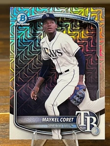 2025 Bowman Chrome #BCP-240 Maykel Coret 1st Bowman Mega Mojo Refractor Rays - Bild 1 von 2