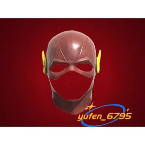  Mask The Flash Barry Allen Full Helmet Cosplay Halloween Accessory Party Gift - Picture 1 of 1