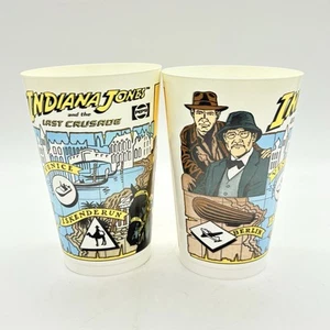 Vtg Indiana Jones And The Last Crusade Adventure Game Pepsi 32oz Plastic Cup - Picture 1 of 17