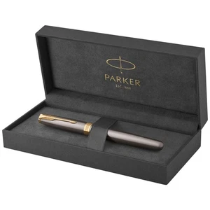 Parker Sonnet Fountain Pen Medium Grey with Gold Trim - Picture 1 of 1