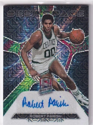2022-23 NBA Panini Spectra No. DS-RPB Robert Parish Auto Mojo 18/25 - Imagen 1 de 2