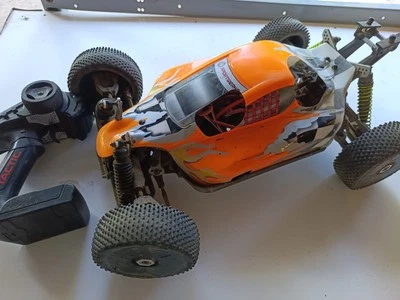 1/8 RC Buggy Electric Converted Setup Duratrax Losi Etc Unknown Brand - Image 1 of 4