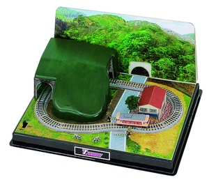 Rokuhan Z Gauge Z Short Tea Ray Out Set Tunnel Type SS002-1 - Picture 1 of 2