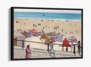 SANDS OF OLONNE, ALBERT MARQUET - GERAHMTER LEINWANDKUNSTDRUCK MIT SCHWEBEFFEKT - Bild 1 von 12