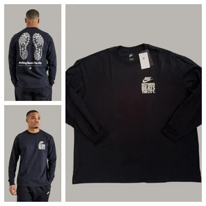 Nike NSW Max 90 City T-Shirt Herren Schwarz Langarm Heavyweight 2XL XXL am90 - Bild 1 von 8