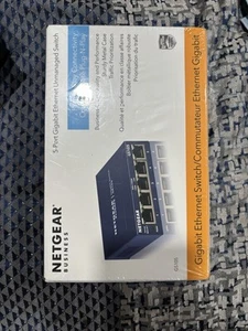 Neu im Karton Netgear Business GS105 5-Port Gigabit Ethernet Unmanaged Switch - Bild 1 von 2