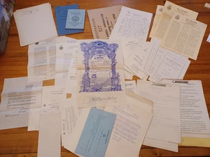 Vintage LOT Masonic Ephemera 50s-70s Booklets Pamphlets Leaflets Letters Reports - Picture 1 of 18