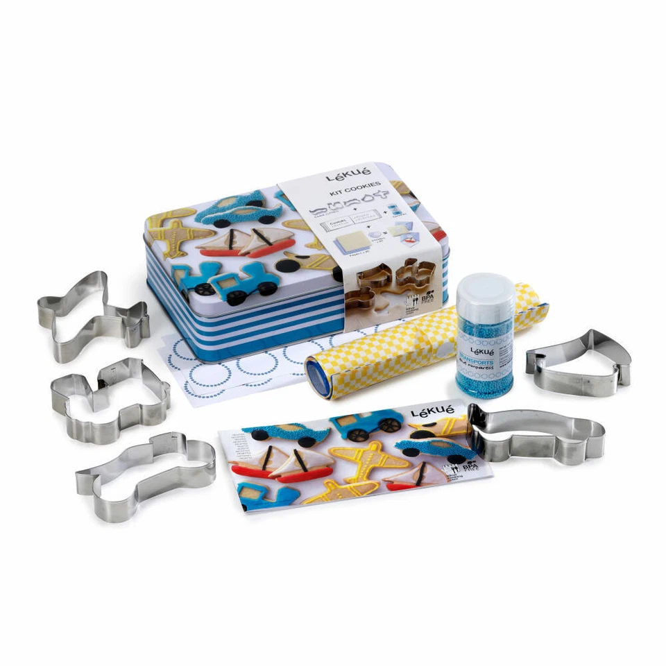 Lékué Cookie Kit Transport, Ausstechform, Plätzchenausstecher, 3000027SURM017 - Bild 1 von 1
