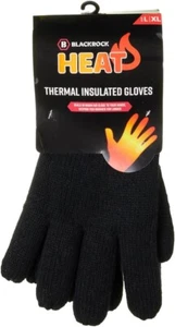 Blackrock HEAT Thermal Gloves, Mens - Womens Gloves, Winter Gloves, Black L/XL - Picture 1 of 3