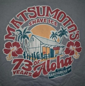 Matsumoto's Shaved Ice Kamehameha Hwy Haleiwa Hawaii T-Shirt M Medium - Bild 1 von 4