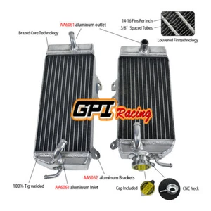 Aluminum Radiator FOR Kawasaki KX250F KX 250 F KXF250 2009-2010 Left + Right - Foto 1 di 5