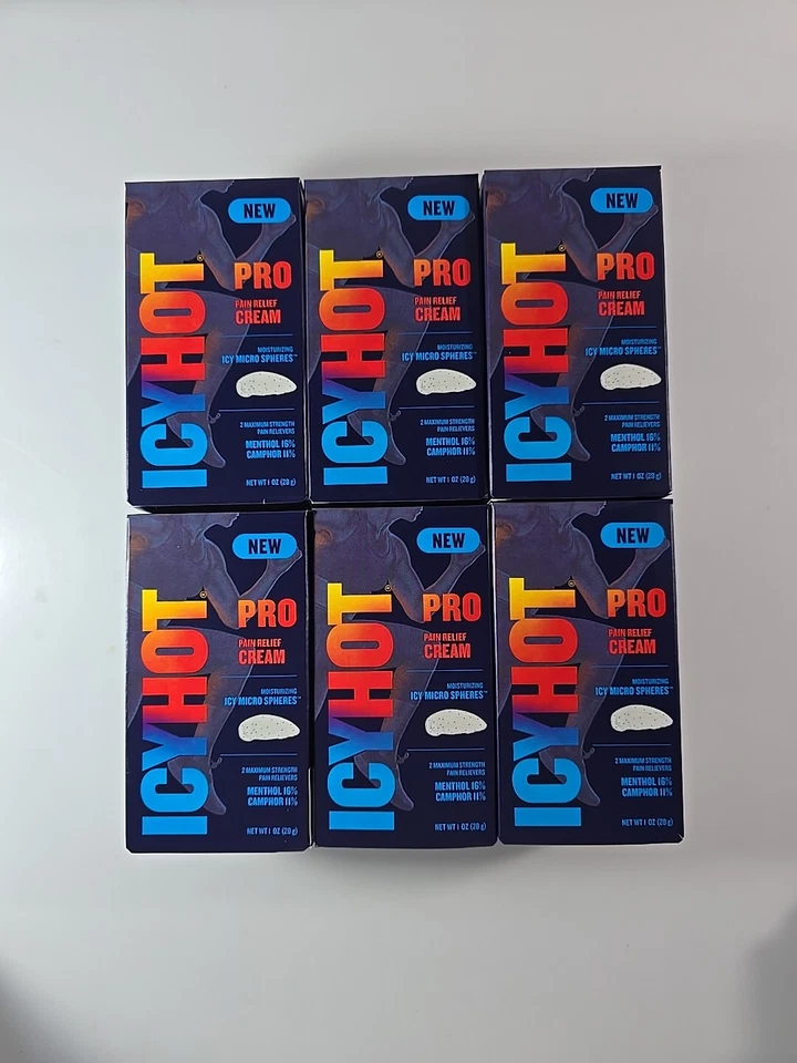 Creme para alívio da dor Icy Hot Pro 6 x 1 oz (pacote com 6) - Imagem 1 de 1