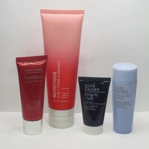 ESTEE LAUDER 4 PC ASSORTED SKINCARE - CLEANSERS & MASKS - Picture 1 of 5
