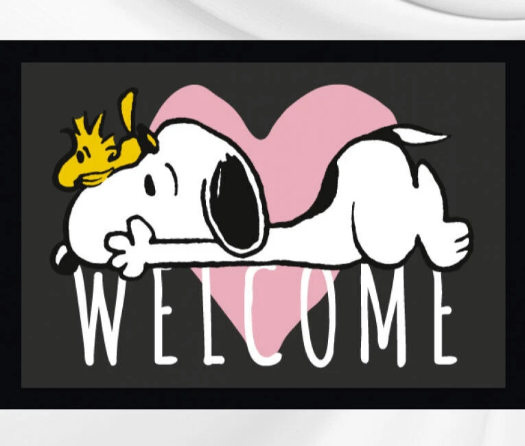 The Peanuts Snoopy Fußmatte - Welcome Türmatte 39 x 58 cm - Bild 1 von 1