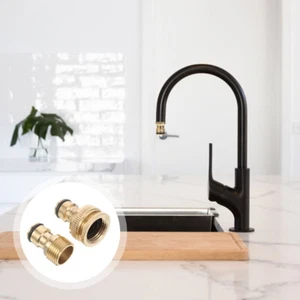 Washing Machine Hose Faucet Connector Sink Adapter Portable - Picture 1 of 10