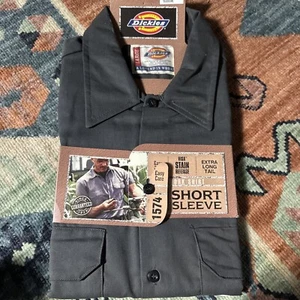 Dickies Men's 1574 Short Sleeve Work Shirt Wrinkle-resistant - Picture 1 of 5