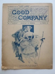 T H Roberts, Ed. – GOOD COMPANY Nr. 1, 24. März 1894 - Erstausgabe - Bild 1 von 10