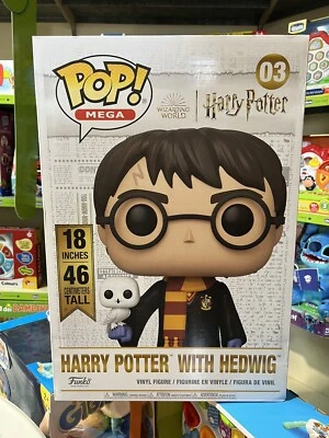 Funko Pop Mega 03 Harry Potter with Hedwig / 46 cm / Vinyl Figure / legopina11 - Immagine 1 di 3