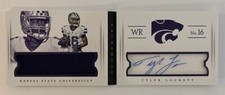 2015 National Treasures Collegiate TYLER LOCKETT Booklet Patch Auto /99 Kansas