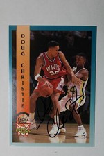 1992 Front Row Draft Picks #49 Doug Christie Autograph /500