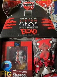 Rare Loot Crate Box February 2016 Deadpool, The Walking Dead Collectable - Picture 1 of 3